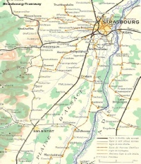Carte des lignes suburbaines.